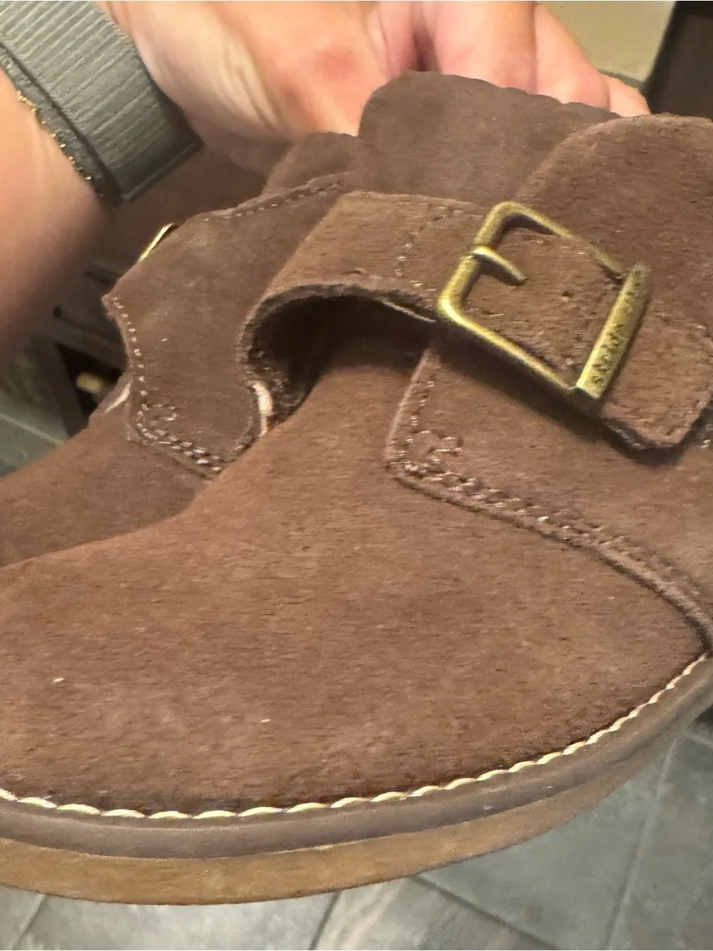Stride Rite Boys' Sterling Buckle Suede Boots